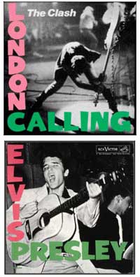 Clash "London Calling" Elvis Presley "Elvis Presley"