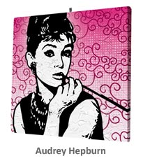 tela audrey hepburn